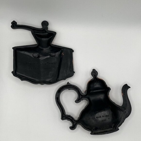 Vintage 70s HOMCO Dart Coppercraft Guild Kitchen Wall Plaques Kettle Coffee Set - Picture 2 of 6